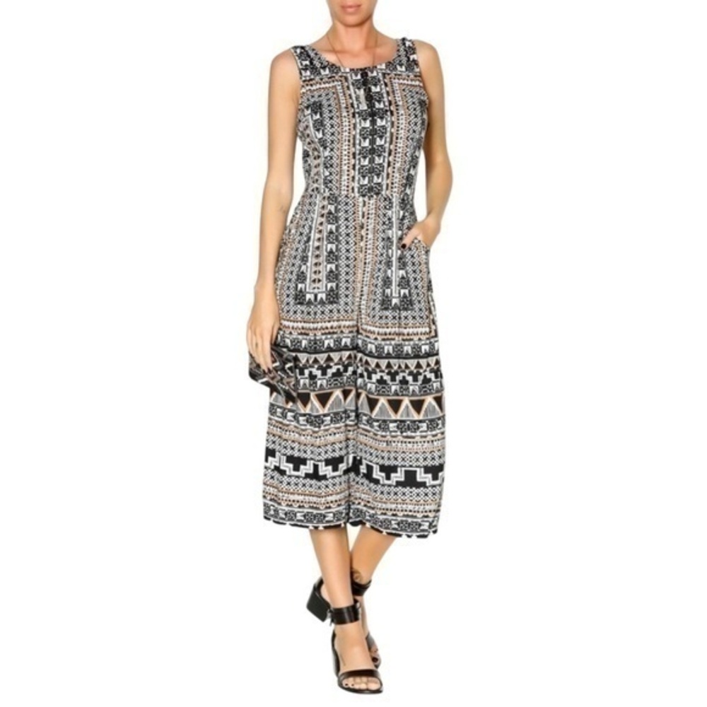 Sky and Sand Tribal Boho Pattern Jumpsuit 💕